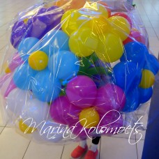 Букет из шариков разноцветные Ромашки